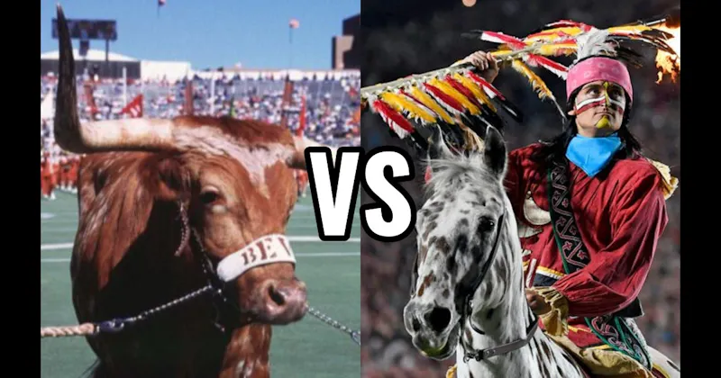 Bevo (Texas Longhorns) vs. Osceola & Renegade (Florida State Seminoles)