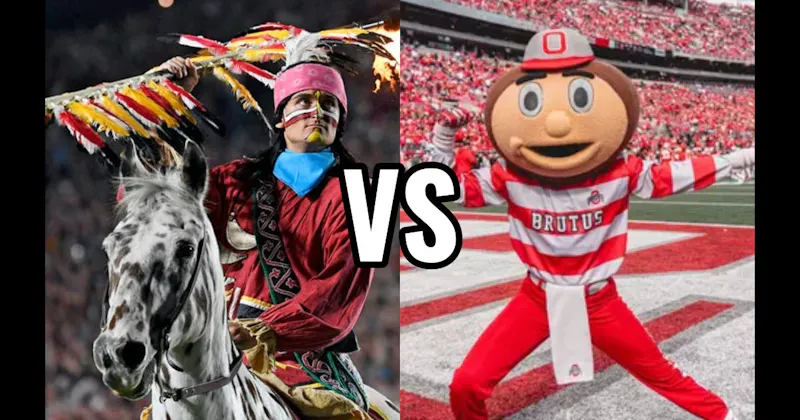 Brutus Buckeye (Ohio State Buckeyes) vs. Osceola & Renegade (Florida State Seminoles)