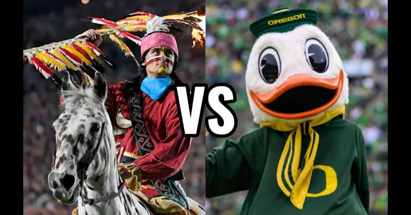 Osceola & Renegade (Florida State Seminoles) vs. The Oregon Duck (Oregon Ducks)