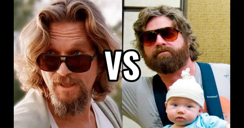 Alan Garner (The Hangover) vs. The Dude (The Big Lebowski)