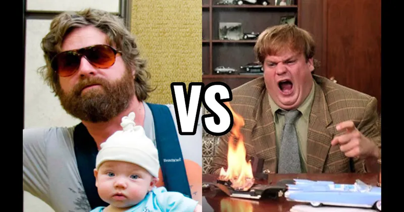 Alan Garner (The Hangover) vs. Tommy Callahan (Chris Farley)