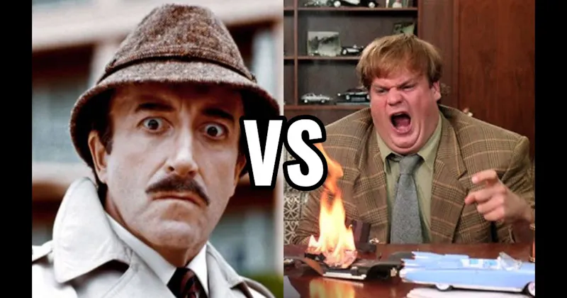 Inspector Clouseau (The Pink Panther) vs. Tommy Callahan (Chris Farley)