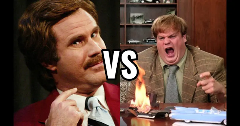 Ron Burgundy (Anchorman) vs. Tommy Callahan (Chris Farley)