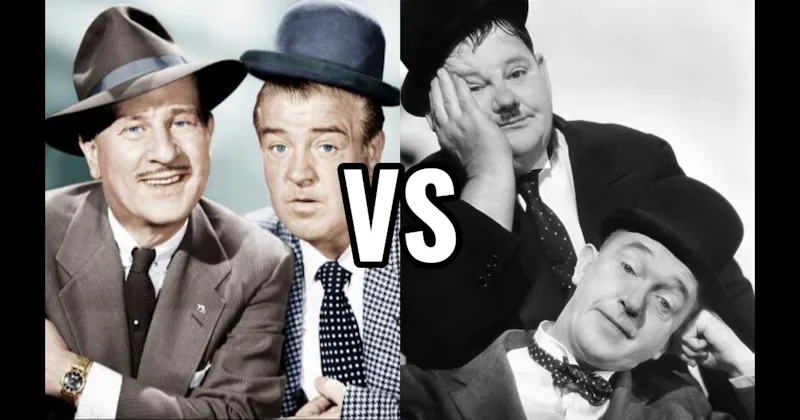 Abbott & Costello vs. Laurel & Hardy