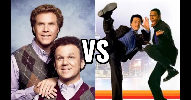 Dale & Brennan (Step Brothers) vs. James Carter & Inspector Lee (Rush Hour)