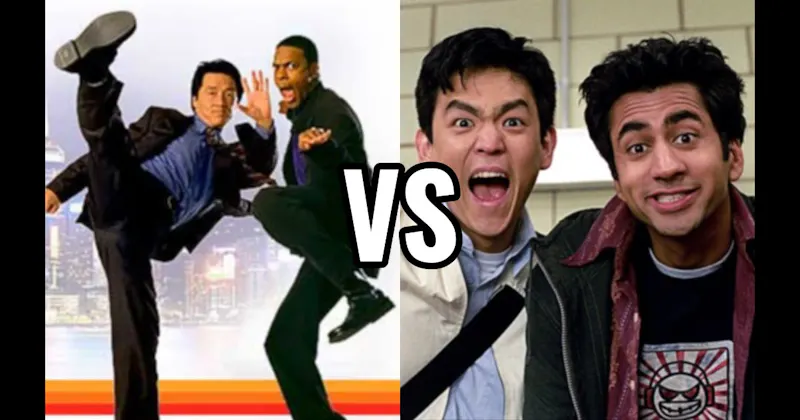 Harold & Kumar vs. James Carter & Inspector Lee (Rush Hour)