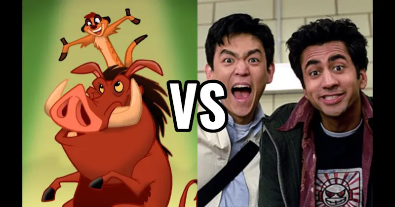 Harold & Kumar vs. Timon & Pumbaa (Lion King)