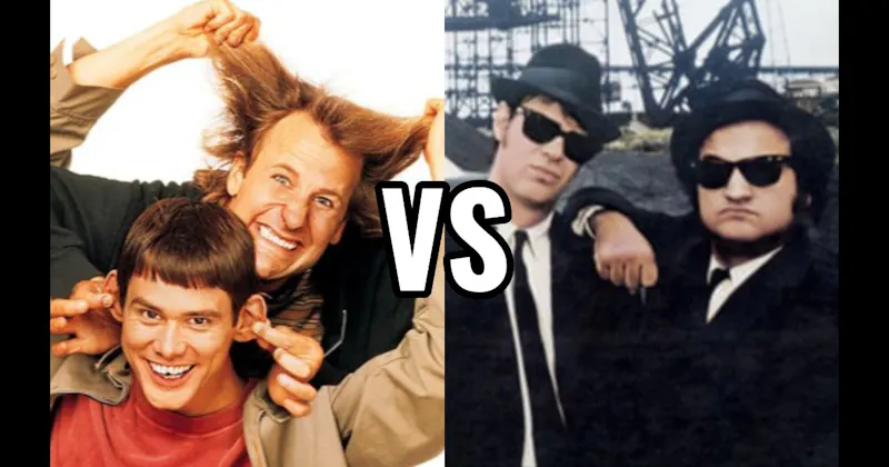Harry & Lloyd (Dumb and Dumber) vs. Jake & Elwood (The Blues Brothers)