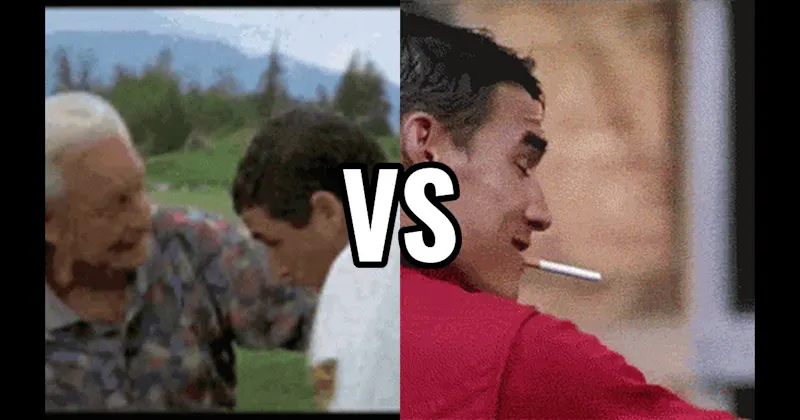 Bob Barker Fight (Happy Gilmore) vs. Gasoline Fight (Zoolander)