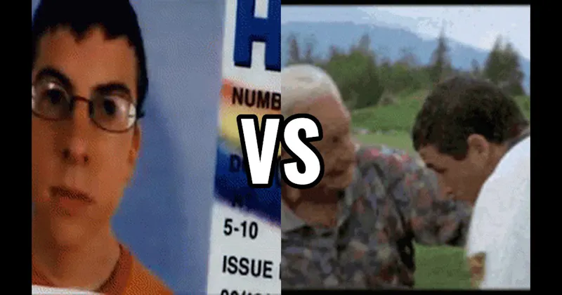 Bob Barker Fight (Happy Gilmore) vs. McLovin ID Scene (Superbad)