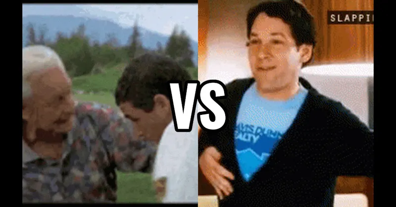 Bob Barker Fight (Happy Gilmore) vs. Slappin’ da Bass Scene (I Love You, Man)