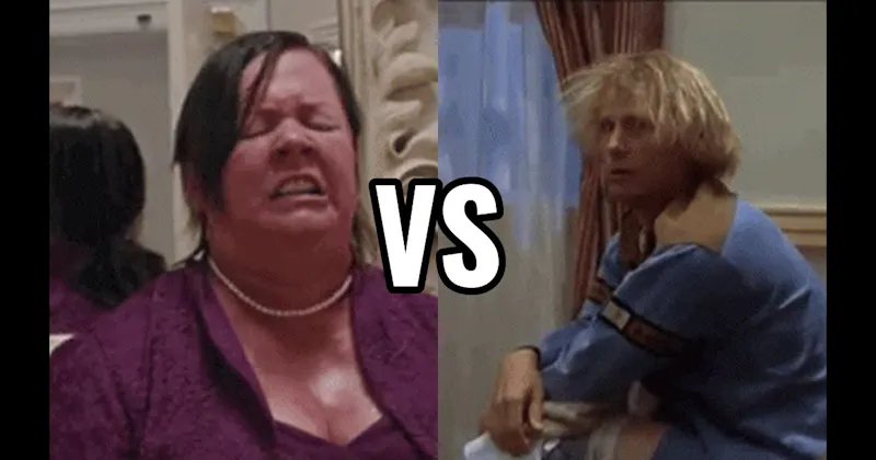 Food Poisoning (Bridesmaids) vs. Toilet Scene (Dumb and Dumber)
