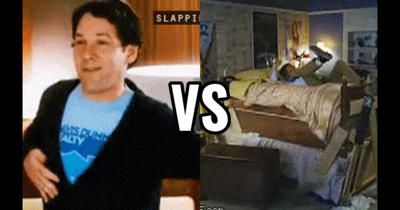 Bunk Bed Collapse (Step Brothers) vs. Slappin’ da Bass Scene (I Love You, Man)