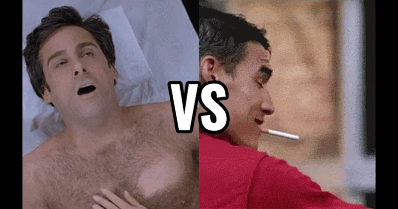 Chest Waxing Scene (40-Year-Old Virgin) vs. Gasoline Fight (Zoolander)