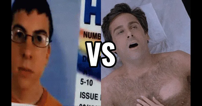 Chest Waxing Scene (40-Year-Old Virgin) vs. McLovin ID Scene (Superbad)