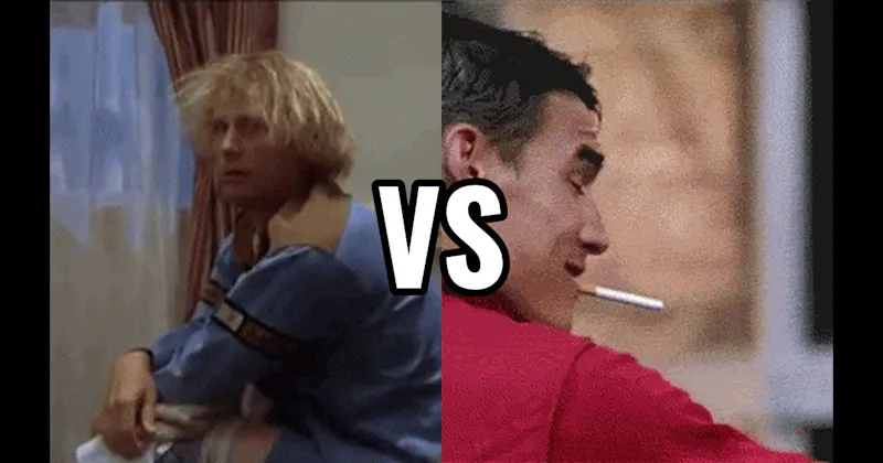 Gasoline Fight (Zoolander) vs. Toilet Scene (Dumb and Dumber)