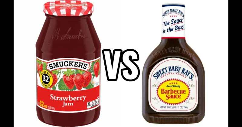 Barbecue Sauce vs. Jelly