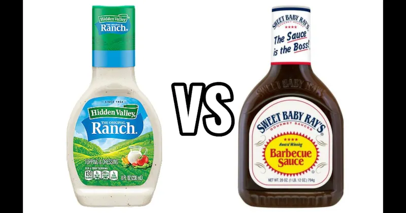 Barbecue Sauce vs. Ranch Dressing