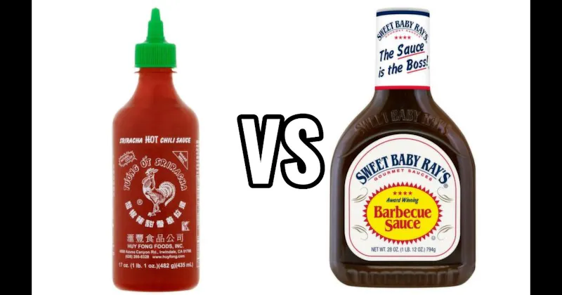 Barbecue Sauce vs. Sriracha