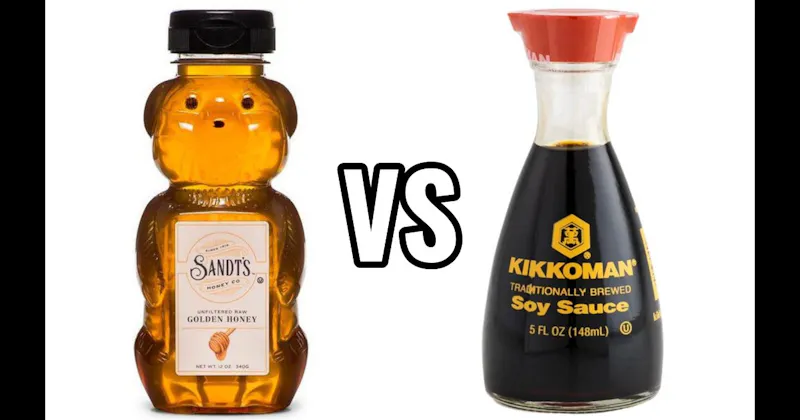 Honey vs. Soy Sauce