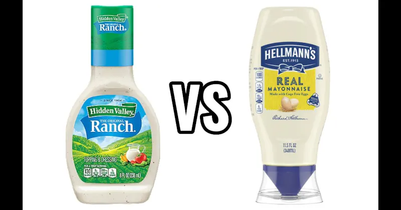 Mayonnaise vs. Ranch Dressing