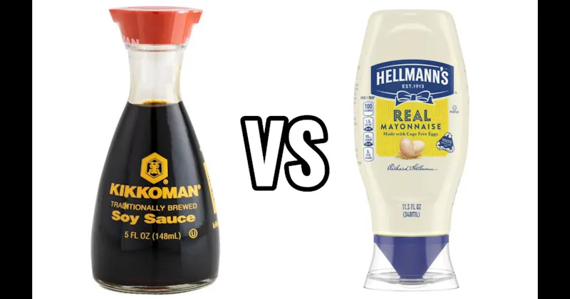 Mayonnaise vs. Soy Sauce