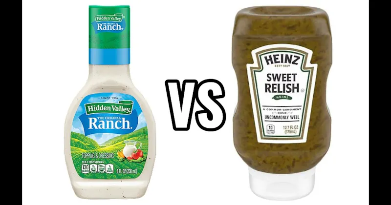 Ranch Dressing vs. Relish