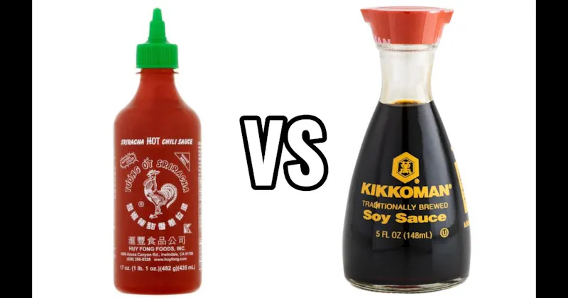 Soy Sauce vs. Sriracha