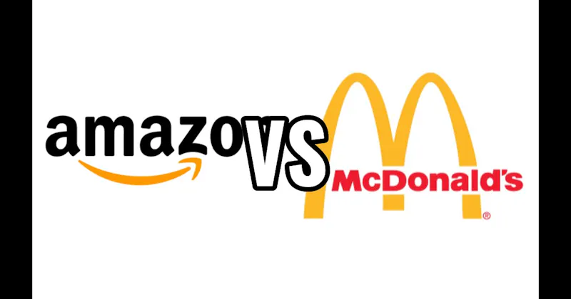 Amazon vs. McDonald's