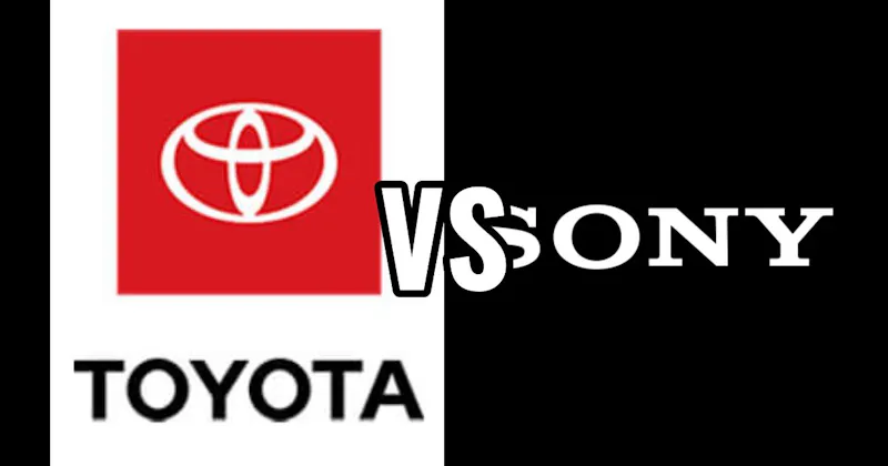 Sony vs. Toyota