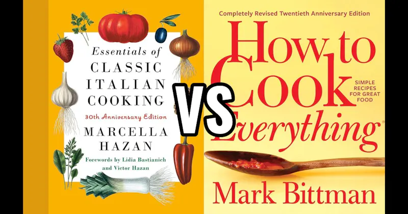 Essentials of Classic Italian Cooking vs. How to Cook Everything