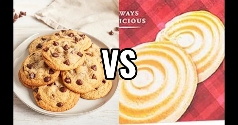 Chocolate Chip Cookie vs. Shortbread Cookie
