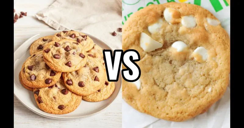 Chocolate Chip Cookie vs. White Chocolate Macadamia Nut Cookie