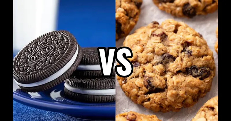 Oatmeal Raisin Cookie vs. Oreo