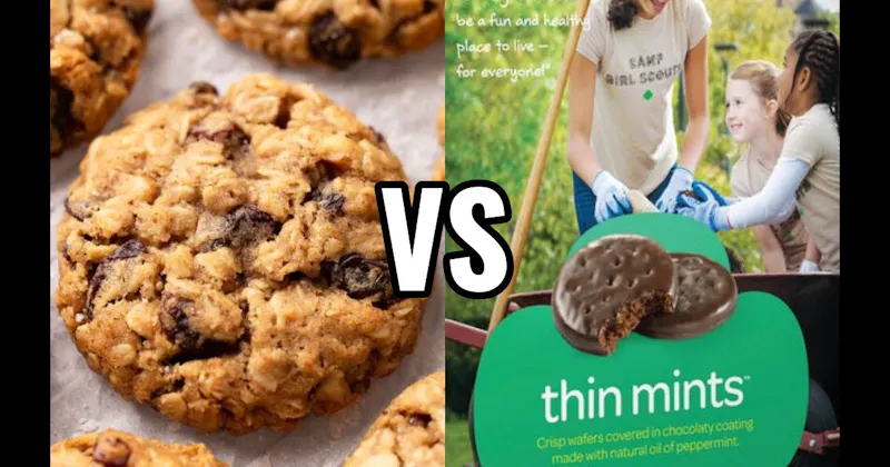 Oatmeal Raisin Cookie vs. Thin Mints