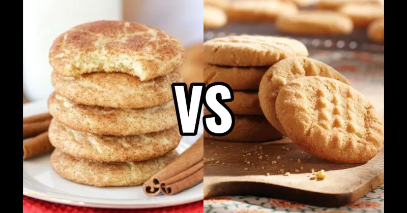 Peanut Butter Cookie vs. Snickerdoodle