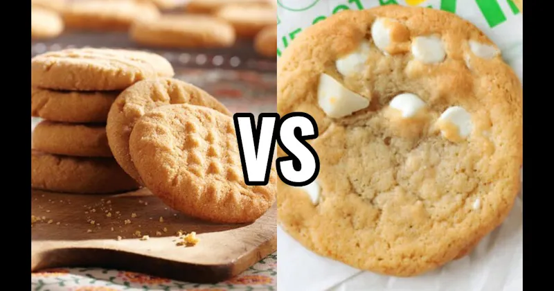 Peanut Butter Cookie vs. White Chocolate Macadamia Nut Cookie