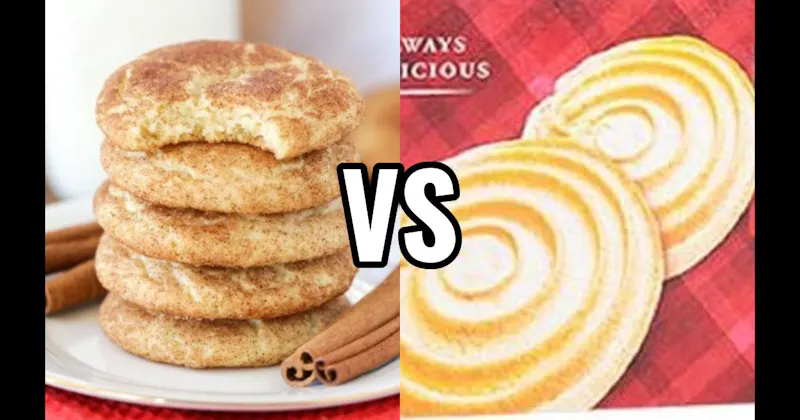 Shortbread Cookie vs. Snickerdoodle