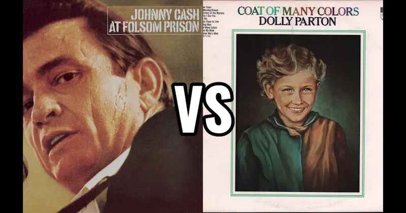 At Folsom Prison vs. Coat of Many Colors