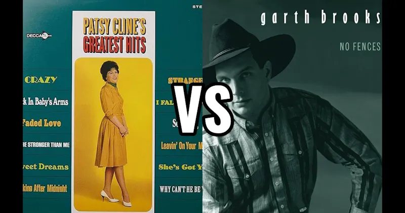 No Fences vs. Patsy Cline's Greatest Hits
