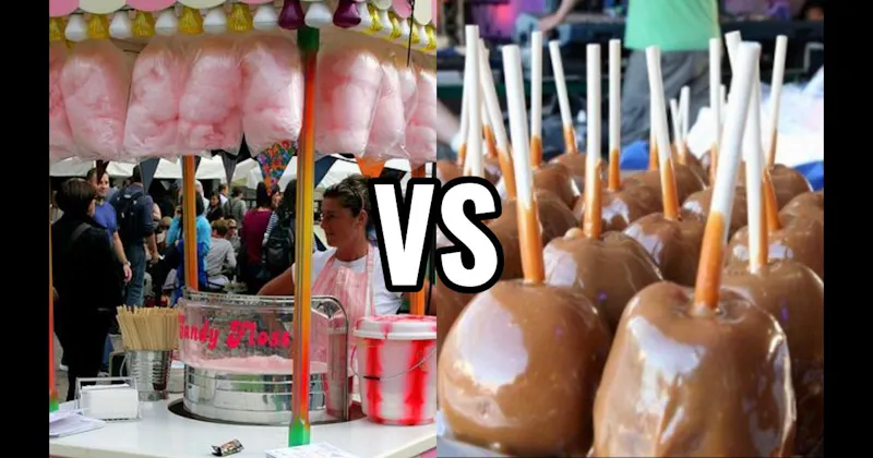 Caramel Apple vs. Cotton Candy
