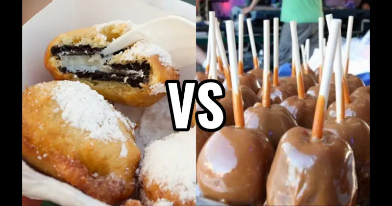 Caramel Apple vs. Fried Oreos