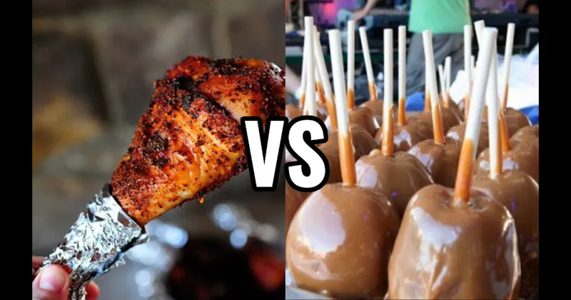 Caramel Apple vs. Turkey Leg
