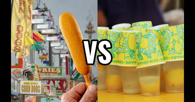 Corn Dog vs. Lemon Shake-Up
