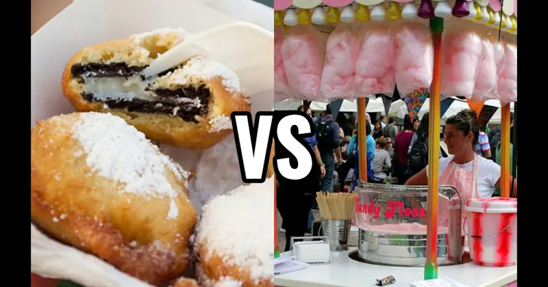 Cotton Candy vs. Fried Oreos