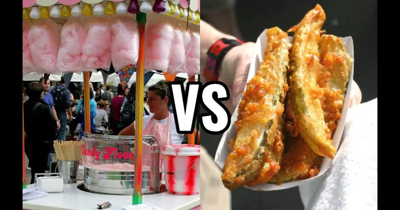 Cotton Candy vs. Fried Pickles