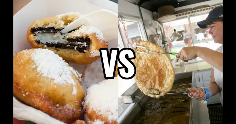 Elephant Ear vs. Fried Oreos