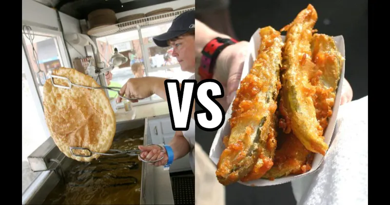 Elephant Ear vs. Fried Pickles