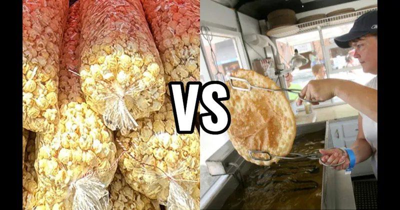 Elephant Ear vs. Kettle Corn
