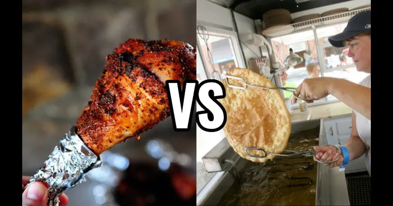 Elephant Ear vs. Turkey Leg